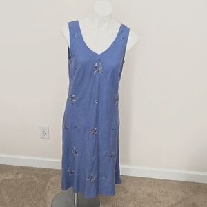 Dressbarn Embroidered Dress
